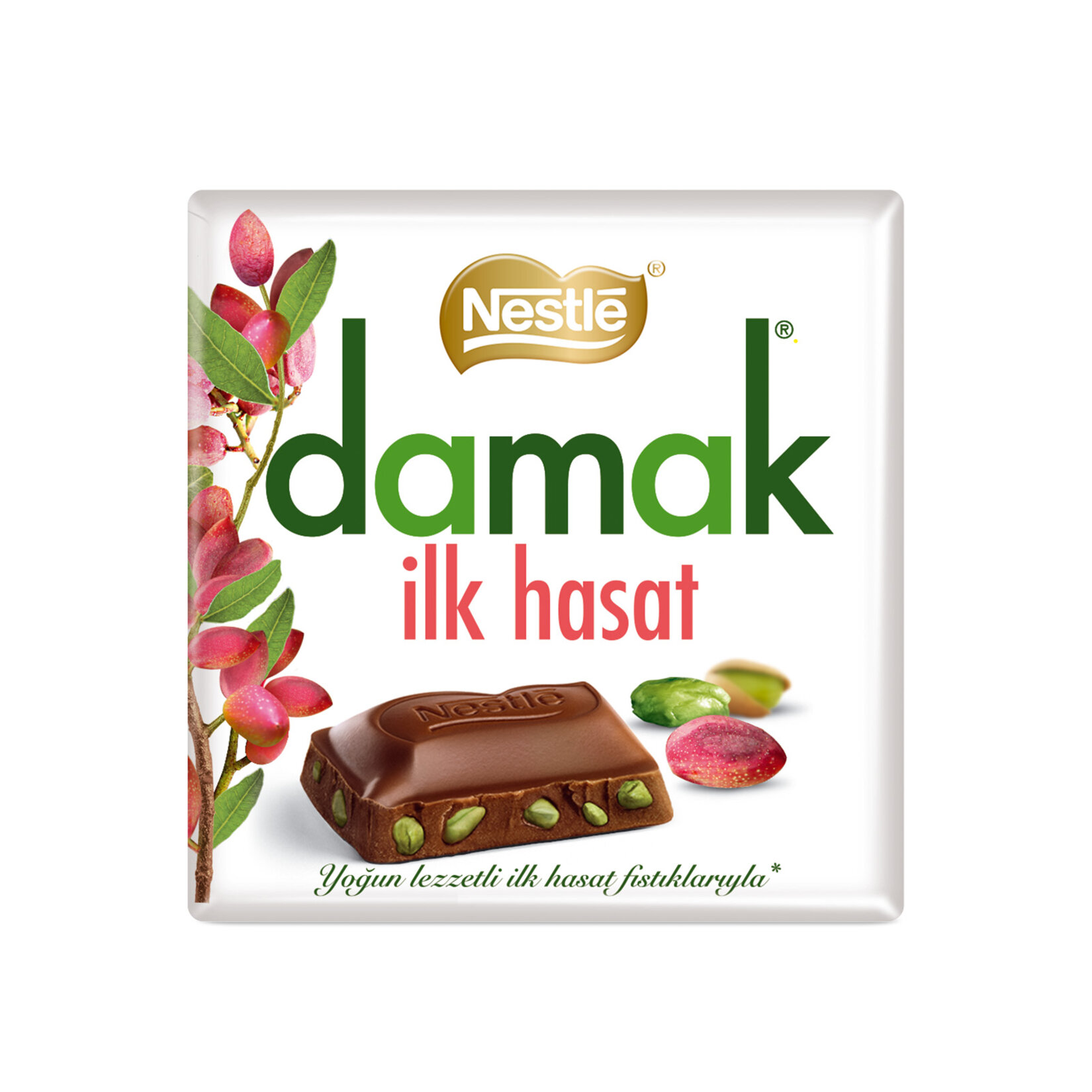 damak ilk hasat NESTLE DAMAK İLK HASAT ANTEP FISTIKLI SÜTLÜ ÇİKOLATA 60 G 6* - Görsel 1
