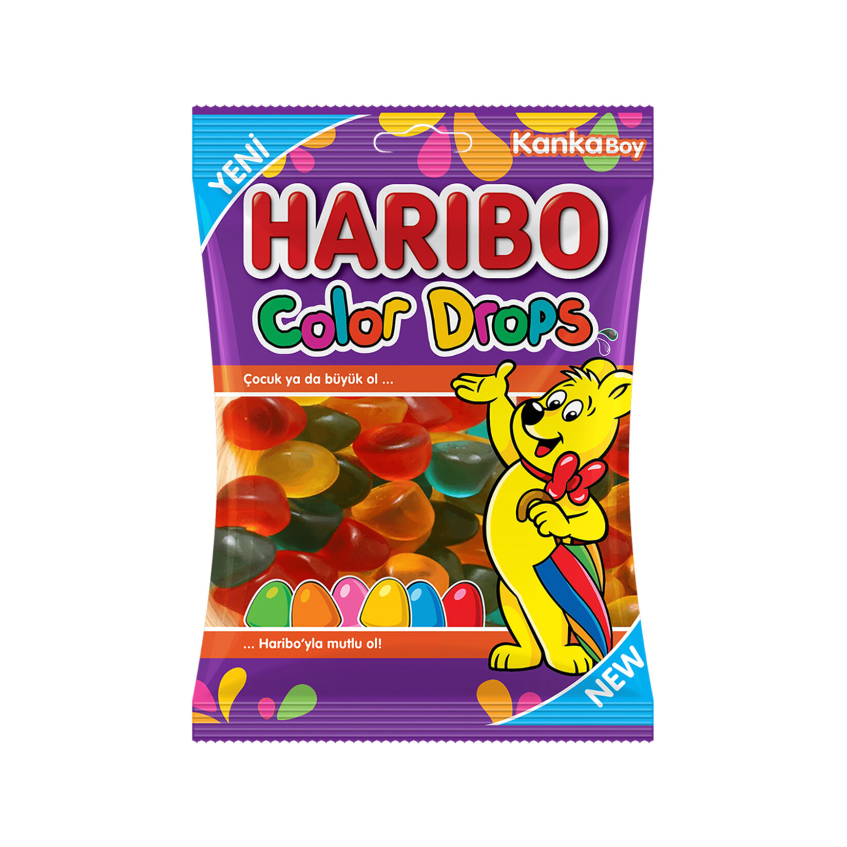 color drops HARİBO COLOR DROPS YUMUŞAK ŞEKERLEME 70 G - Görsel 1